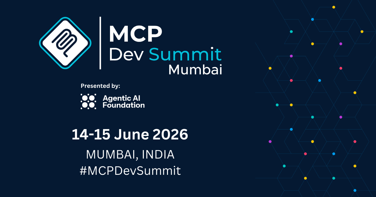 MCP Dev Summit Mumbai 2026: Tickets, Speakers, and Discount Code