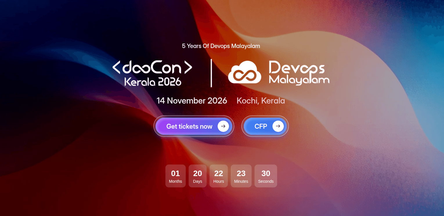 DMCon Kerala 2026 to Mark Five Years of DevOps Malayalam with Two-Day Kochi Event on November 13-14